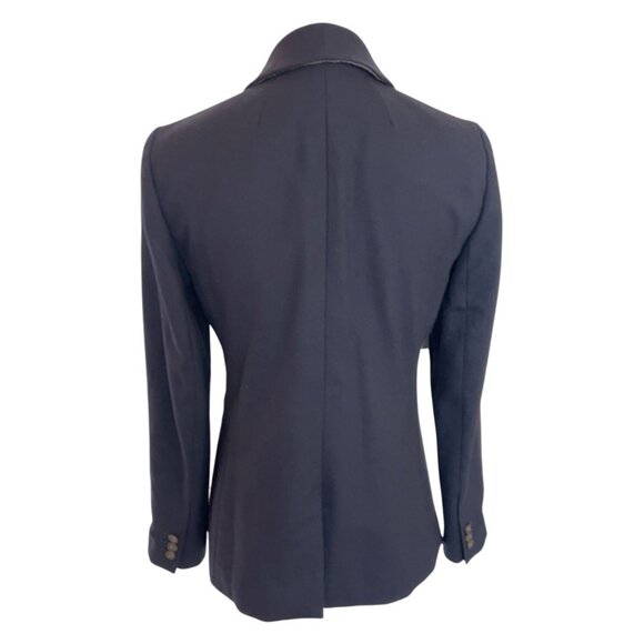 J. Crew Blue Wool Parke Blaze Size 2 - Picture 3 of 10